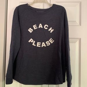 Beach Please lite sweatshirt